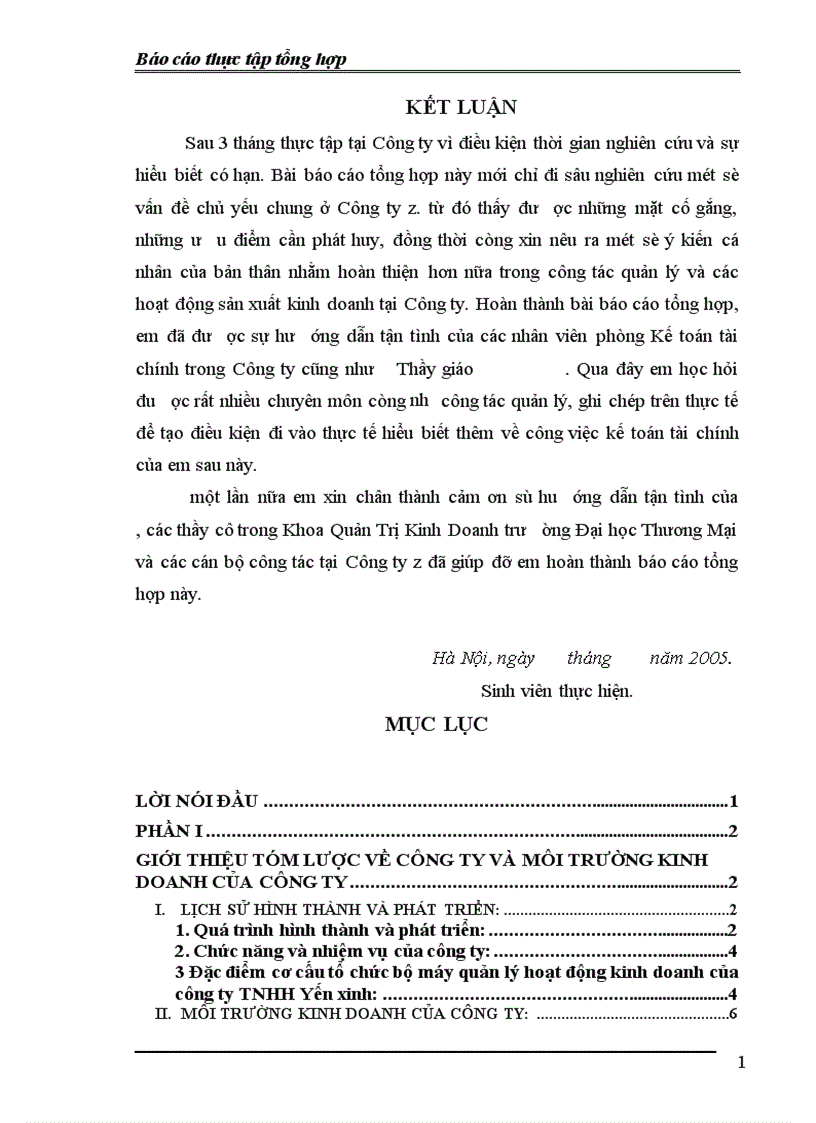 image for page Phân tích và đánh giá kết quả hoạt động kinh doanh của công ty tnhh yến xinh và một số kiến nghị đề xuất