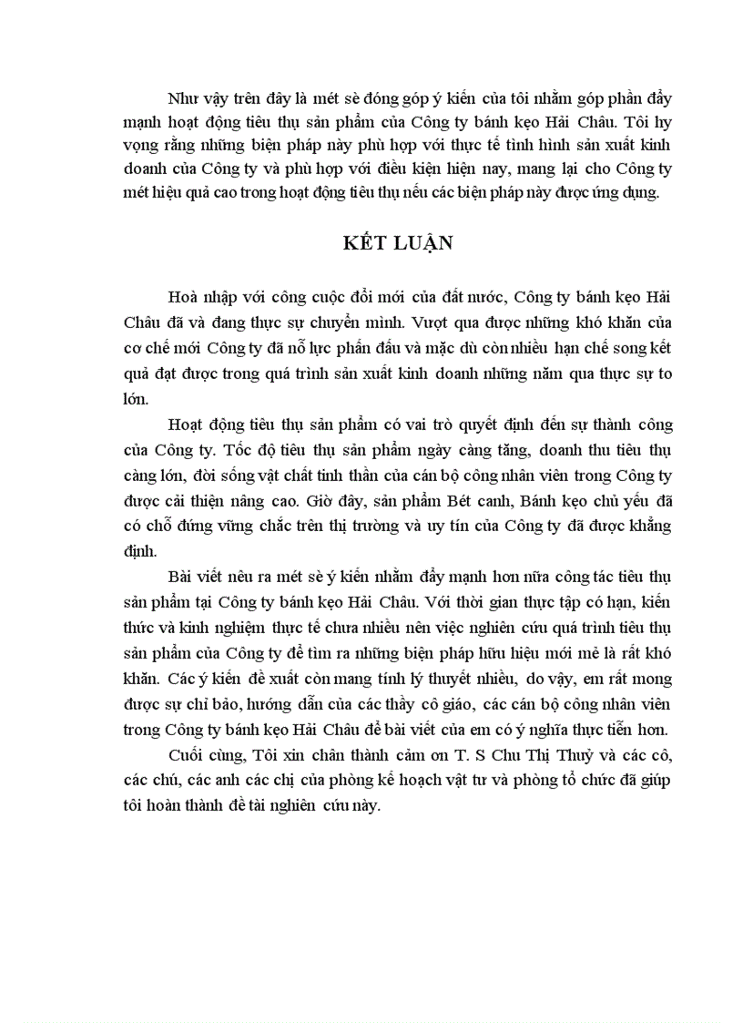 image for page Đẩy mạnh tiêu thụ sản phẩm tại Công ty bánh kẹo Hải Châu 1