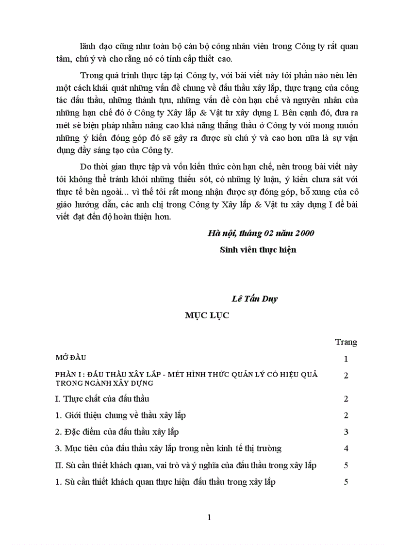 image for page Một số biện pháp nhằm nâng cao khả năng thắng thầu xây lắp ở Công ty Xây lắp Vật tư xây dựng I Bộ Nông nghiệp Phát triển Nông thôn 1