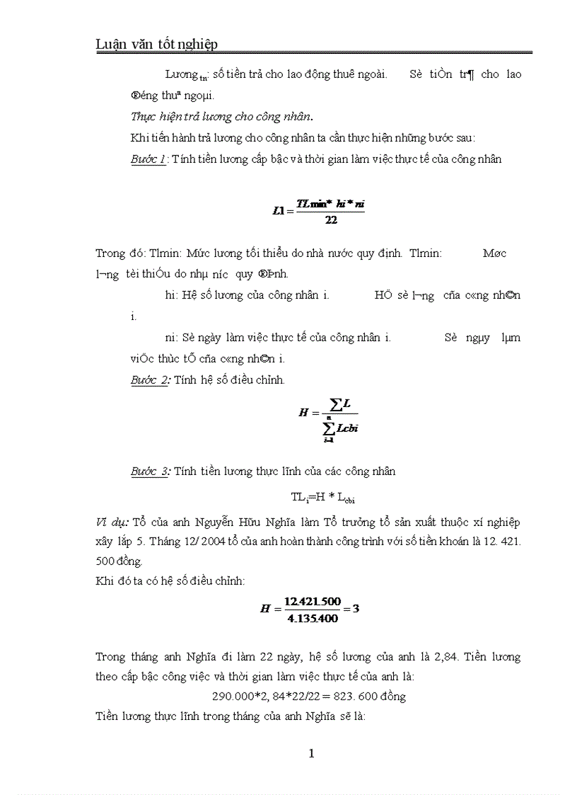 image for page Những giải pháp nhằm cải tiến các hình thức trả lương tại Công ty Xây dựng lắp máy điện nước Hà nội 1