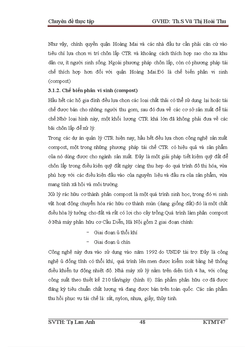image for page Thực trạng và các giải pháp nâng cao hiệu quả công tác thu gom vận chuyển và xử lý chất thải rắn trên địa bàn quận Hoàng Mai Hà Nội 1