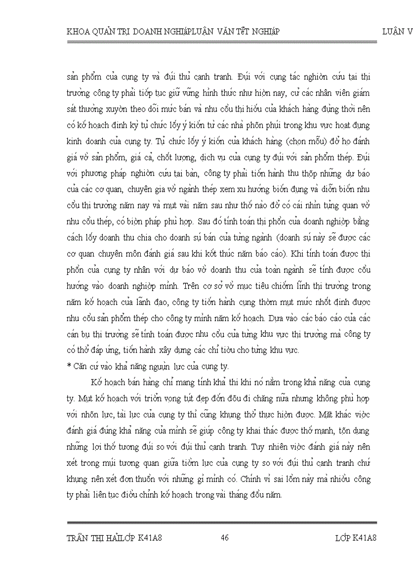 image for page Hoàn thiện công tác xây dựng kế hoạch bán hàng khu vực miền Bắc sản phẩm thép tại Công ty Cổ phần phân phối Thời Gian 1