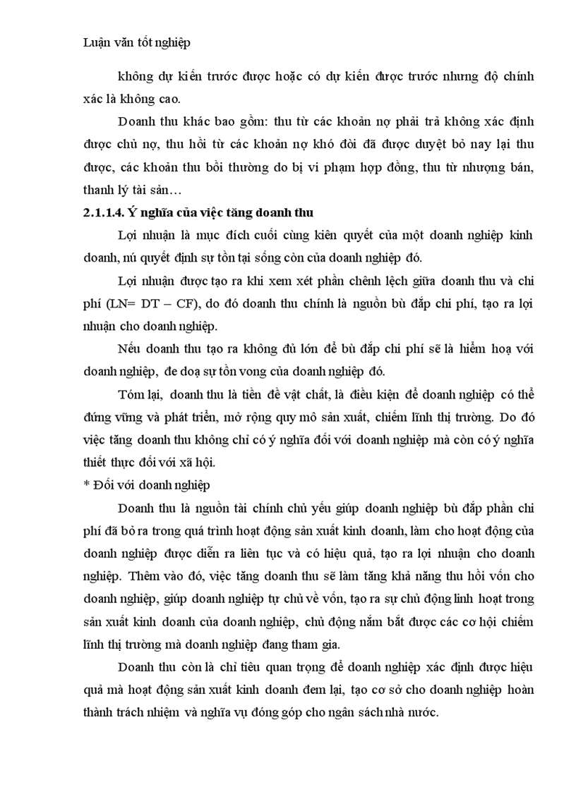 image for page Vận dụng một số phương pháp thống kê phân tích và dự báo doanh thu của công ty cổ phần quan hệ quốc tế đầu tư sản xuất