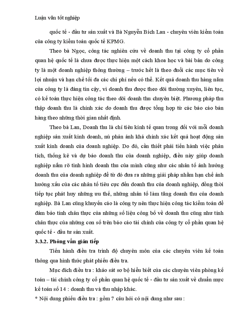 image for page Vận dụng một số phương pháp thống kê phân tích và dự báo doanh thu của công ty cổ phần quan hệ quốc tế đầu tư sản xuất