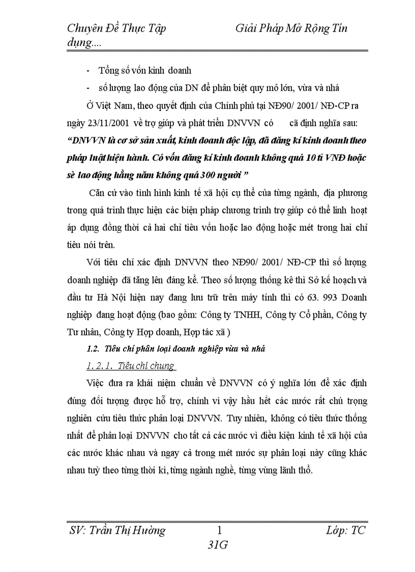 image for page Một số giải pháp nhằm mở rộng tín dụng Ngân hàng đối với Doanh nghiệp vừa và nhỏ tại Ngân Hàng Thương Mại Cổ Phần Bắc á Chi nhánh Hà Nội 1