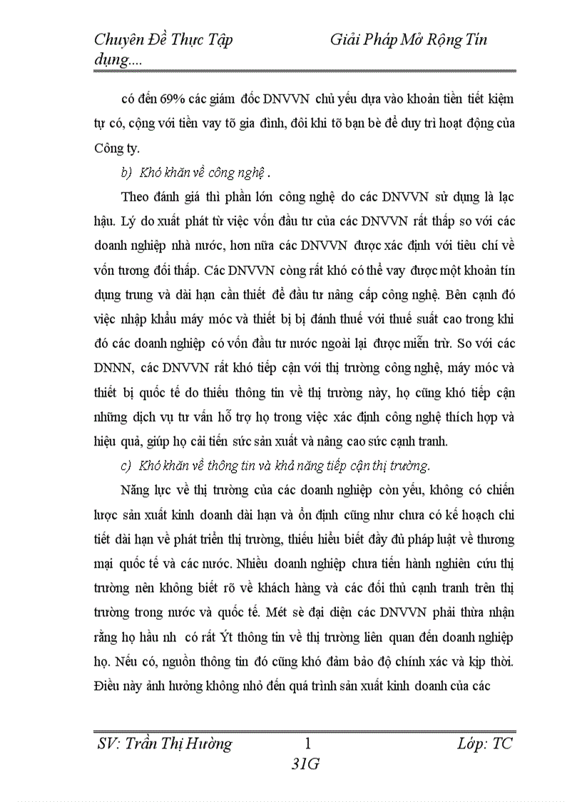 image for page Một số giải pháp nhằm mở rộng tín dụng Ngân hàng đối với Doanh nghiệp vừa và nhỏ tại Ngân Hàng Thương Mại Cổ Phần Bắc á Chi nhánh Hà Nội 1