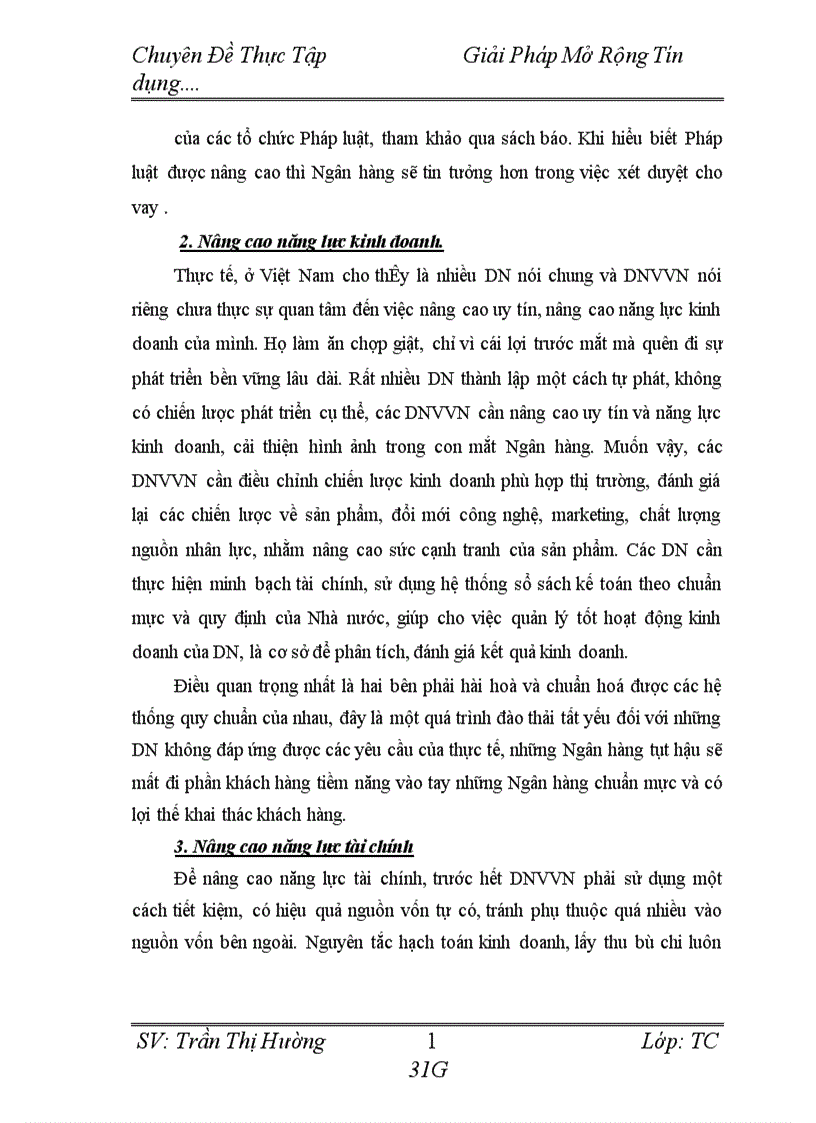 image for page Một số giải pháp nhằm mở rộng tín dụng Ngân hàng đối với Doanh nghiệp vừa và nhỏ tại Ngân Hàng Thương Mại Cổ Phần Bắc á Chi nhánh Hà Nội 1