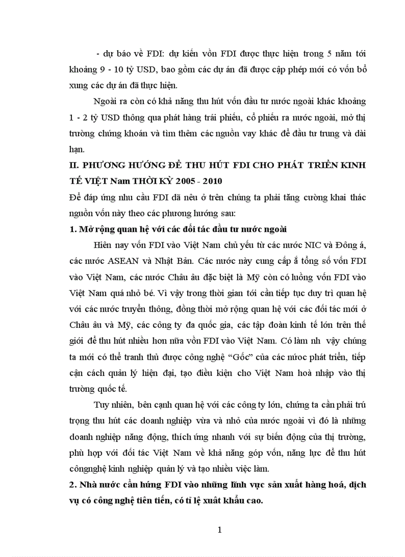 image for page Thu hút vốn đầu tư trực tiếp FDI đáp ứng nhu cầu phát triển kinh tế Việt Nam thời kỳ 2005 2010 1