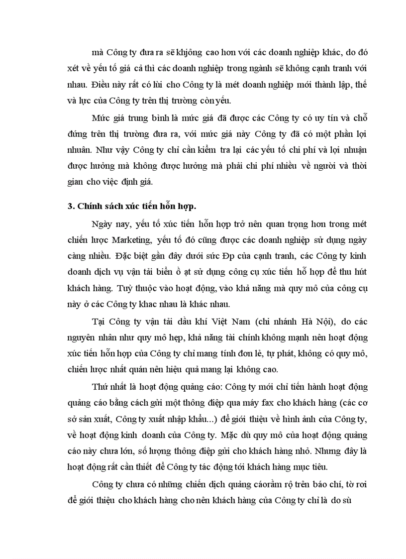 image for page Thực trạng và giải pháp hoạt động Marketing dịch vụ vận tải biển của Công ty vận tải dầu khí Việt Nam chi nhánh Hà Nội 1