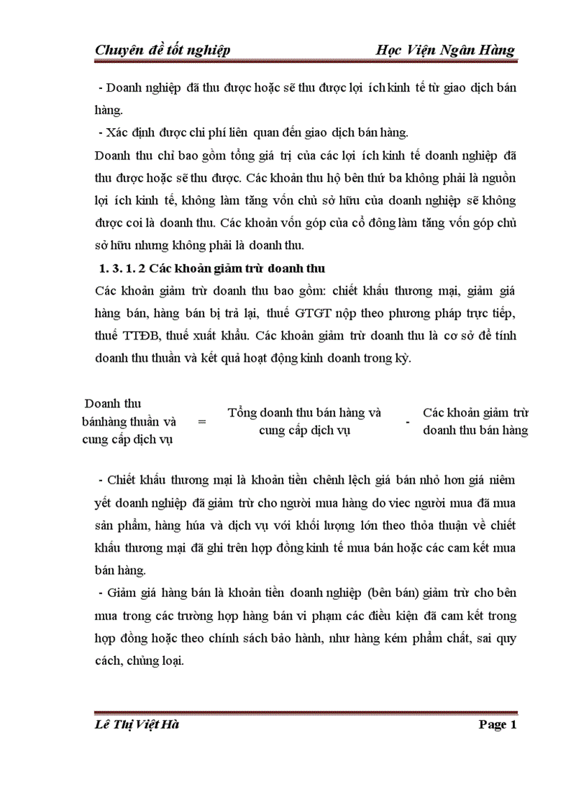 image for page Bán hàng và xác định kết quả kinh doanh cuả Công ty cổ phần Đinh Việt