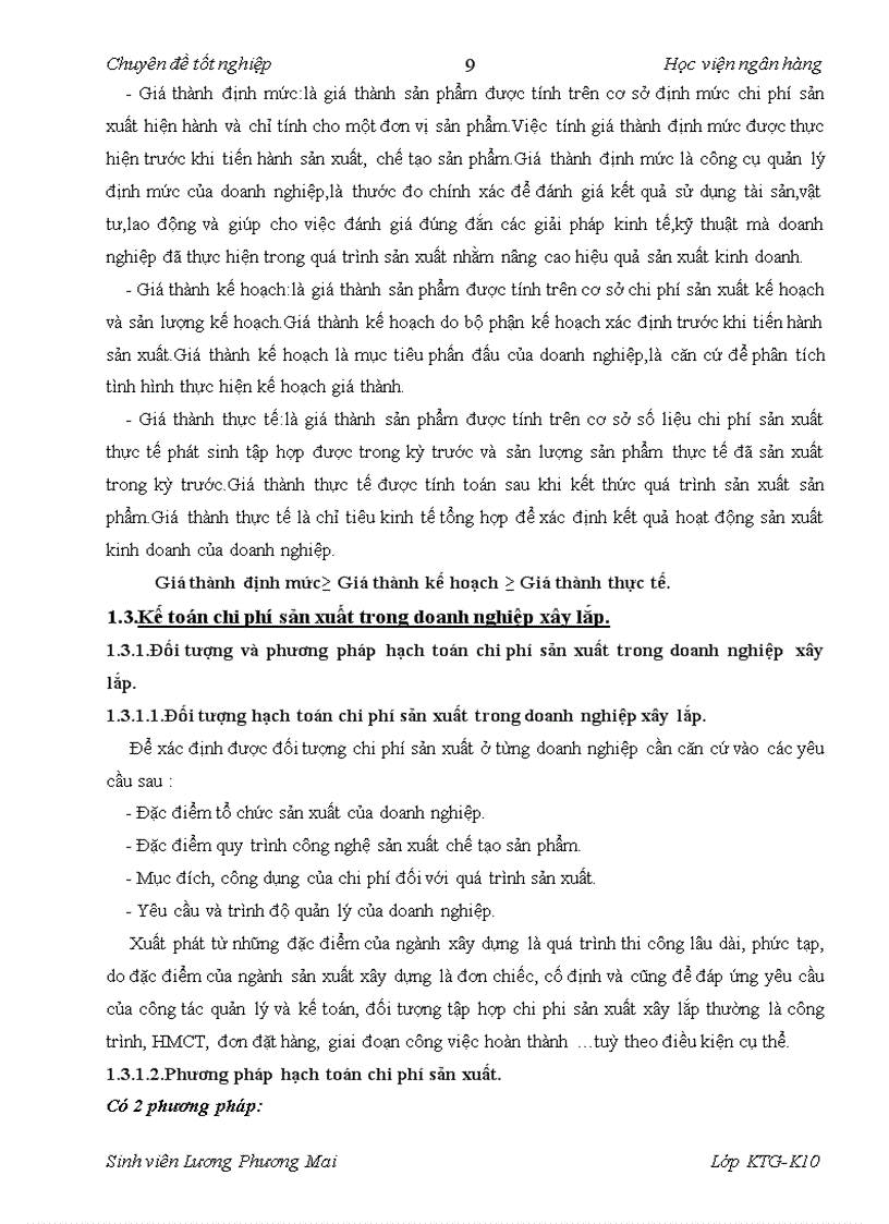 image for page Kế toán tập hợp chi phí sản xuất và tính giá thành sản phẩm xây lắp ở Chi nhánh công ty cổ phần xây lắp và sản xuất công nghiệp xí nghiệp xây lắp và thi công cơ giới 1
