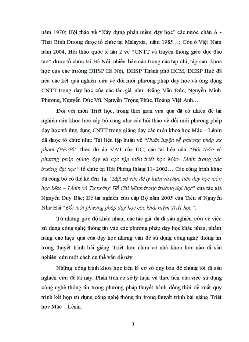 image for page Sử dụng công nghệ thông tin trong thuyết trình bài giảng triết học nhằm phát huy tính tích cực học tập cho sinh viên trường Cao đẳng sư phạm Lạng Sơn