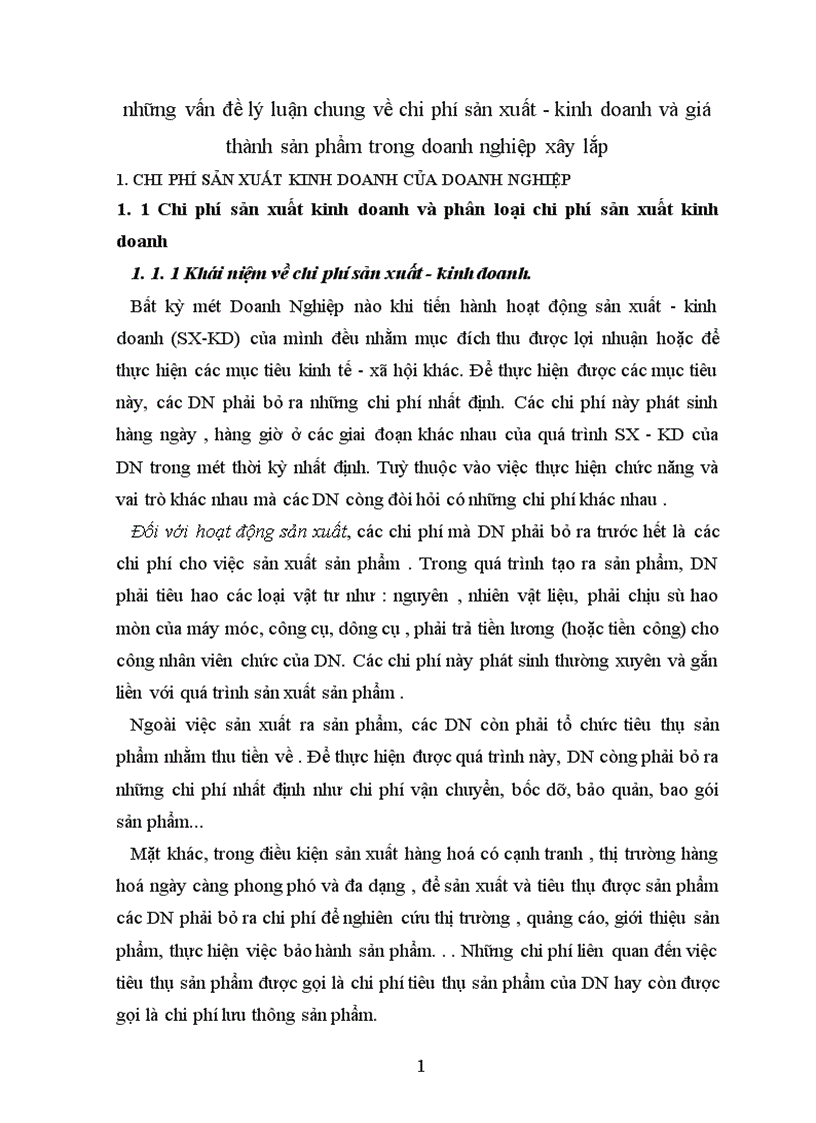 image for page Quản lý chi phí sản xuất kinh doanh và giá thành sản phẩm tại Công ty Xây Dựng và Phát Triển Nông Thôn 6 1