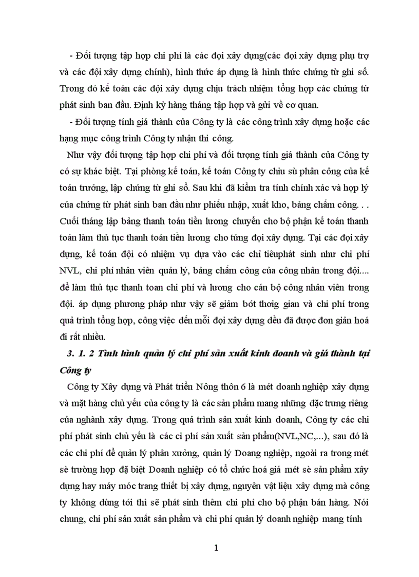 image for page Quản lý chi phí sản xuất kinh doanh và giá thành sản phẩm tại Công ty Xây Dựng và Phát Triển Nông Thôn 6 1