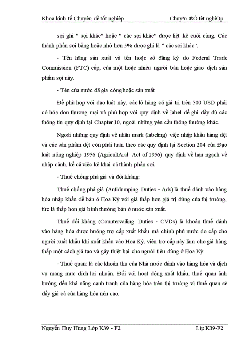 image for page Các biện pháp vượt rào cản đối với hàng dệt may vào thị trường Hoa Kỳ khi Việt Nam gia nhập WTO 1