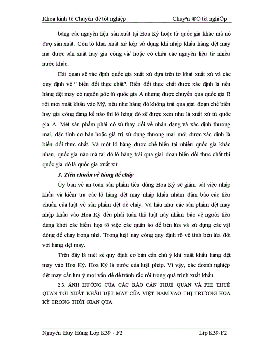image for page Các biện pháp vượt rào cản đối với hàng dệt may vào thị trường Hoa Kỳ khi Việt Nam gia nhập WTO 1
