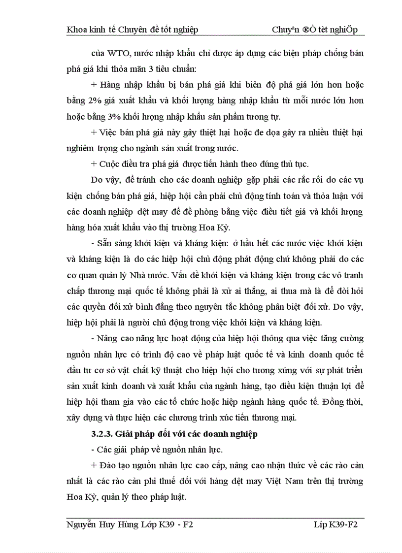 image for page Các biện pháp vượt rào cản đối với hàng dệt may vào thị trường Hoa Kỳ khi Việt Nam gia nhập WTO 1