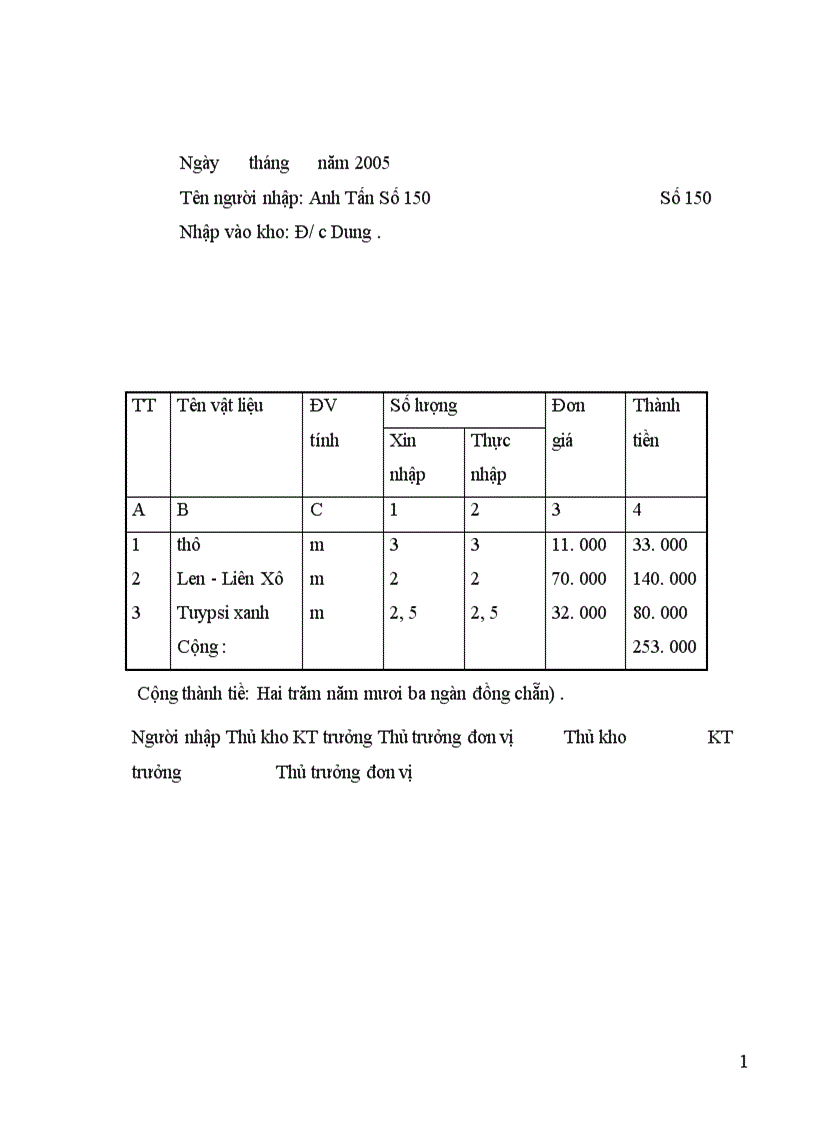 image for page Kế toán nguyên vật liệu tại doanh nghiệp sản xuất tại Công ty TNHH KIBA