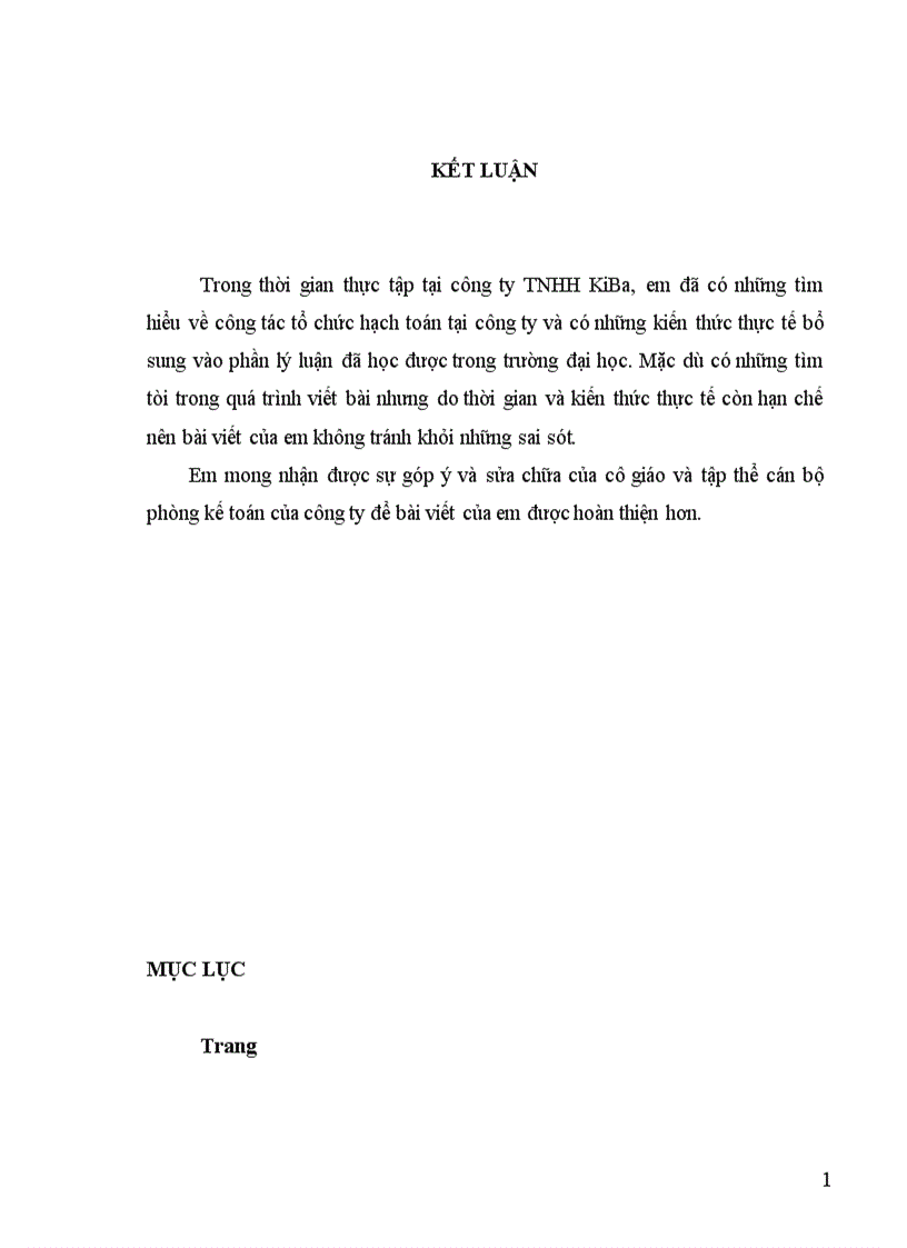 image for page Kế toán nguyên vật liệu tại doanh nghiệp sản xuất tại Công ty TNHH KIBA