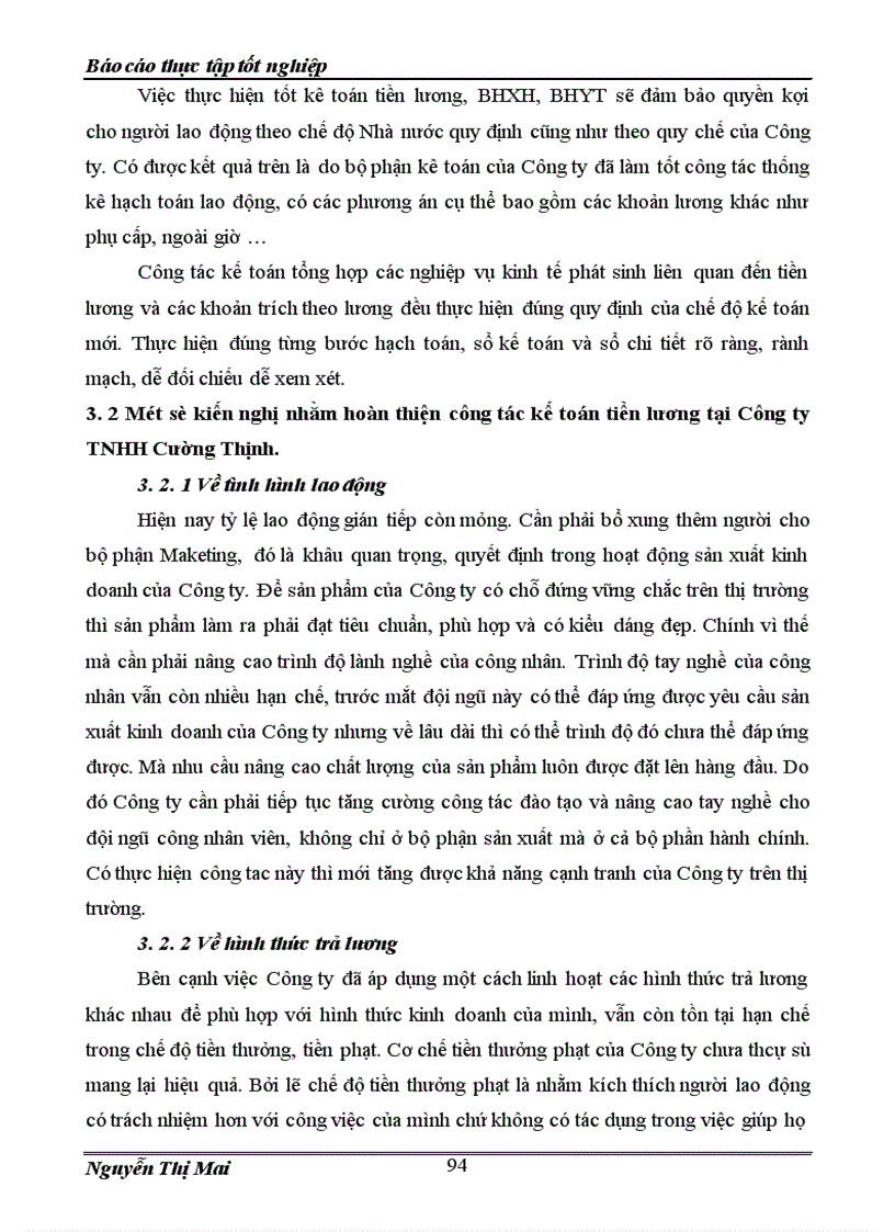 image for page Kế toán tiền lương và các khoản trích theo tiền lương tại Công ty TNHH Cường Thịnh 1