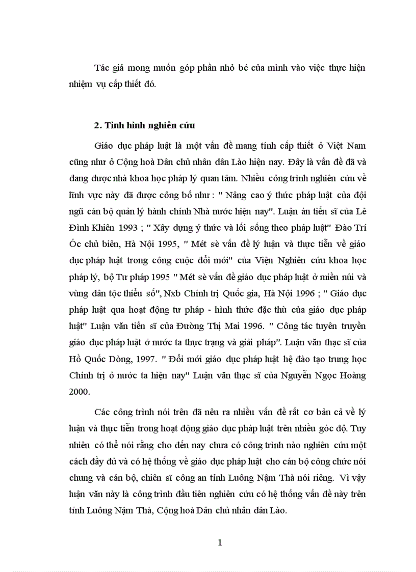 image for page Giáo dục pháp luật đối với cán bộ chiến sĩ công an tỉnh Luông Nậm Thà Cộng hoà Dân chủ Nhân dân Lào