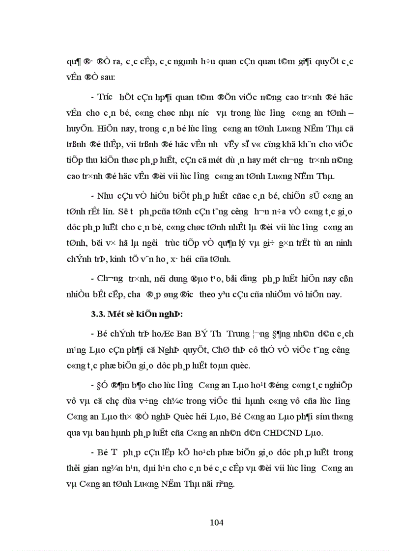 image for page Giáo dục pháp luật đối với cán bộ chiến sĩ công an tỉnh Luông Nậm Thà Cộng hoà Dân chủ Nhân dân Lào