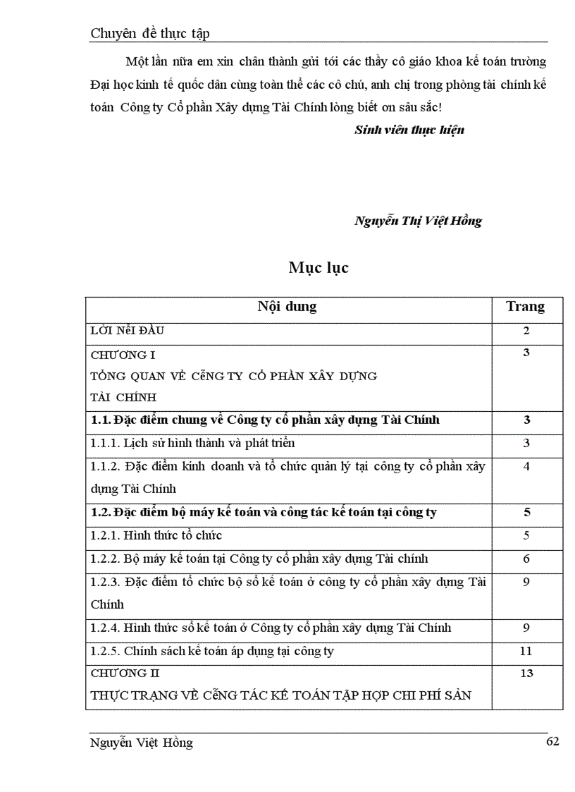 image for page Hoàn thiện hạch toán chi phí sản xuất và tính giá thành sản phẩm Công ty cổ phần Xây dựng Tài Chính 1
