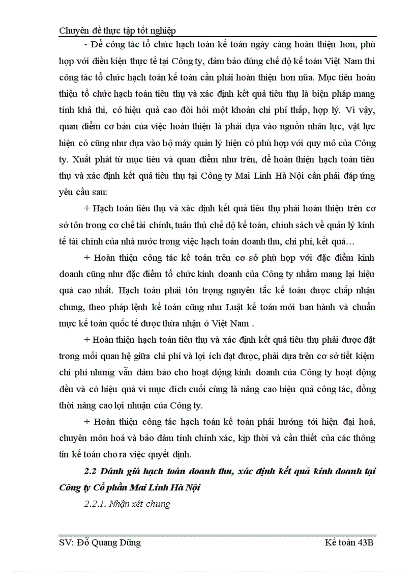 image for page Hoàn thiện hạch toán Doanh thu xác định kết quả kinh doanh tại Công ty Cổ phần Mai Linh Hà Nội 1