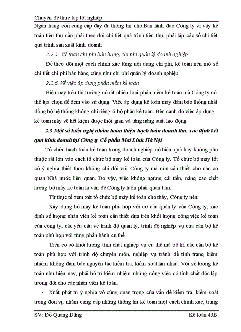 image for page Hoàn thiện hạch toán Doanh thu xác định kết quả kinh doanh tại Công ty Cổ phần Mai Linh Hà Nội 1