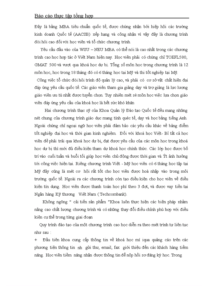 image for page Thực trạng hoạt động và những kết quả đã đạt được của khoa Quản Lý Đào tạo Quốc tế