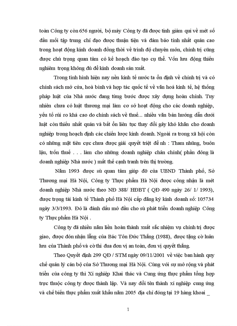 image for page Nâng cao hiệu quả áp dụng HACCP nhằm cải thiện chất lượng sản phẩm tại công ty thực phẩm Hà Nội 1