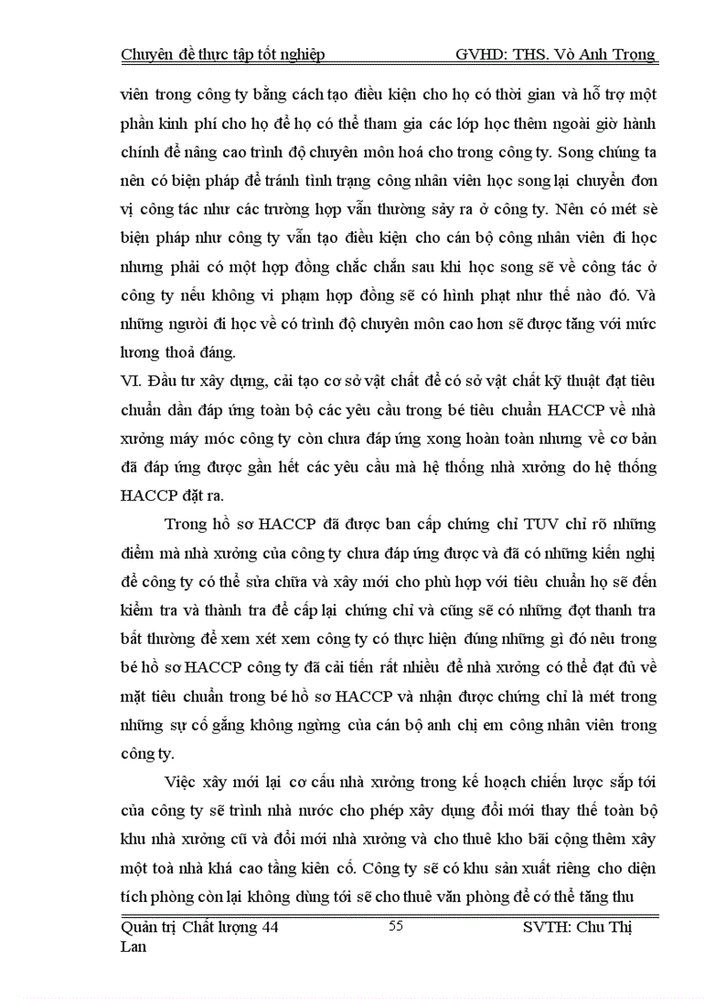 image for page Nâng cao hiệu quả áp dụng HACCP nhằm cải thiện chất lượng sản phẩm tại công ty thực phẩm Hà Nội 1