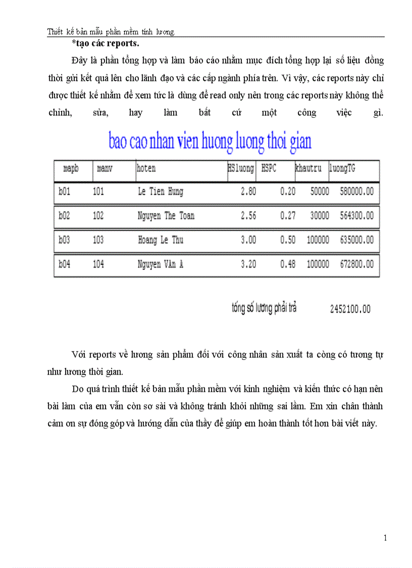 image for page Thiết kế bản mẫu phần mềm tính lương 1