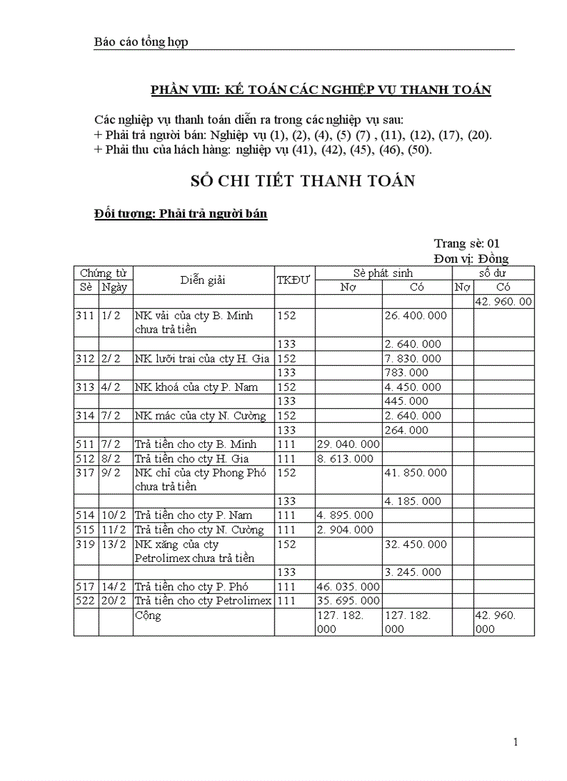 kế toán các nghiệp vụ thanh toán 1