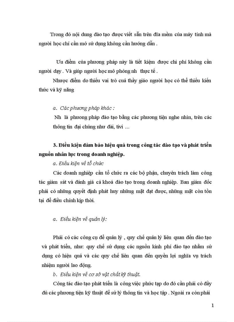 image for page Thực trạng và các giải pháp cho công tác đào tạo và phát triển nguồn nhân lực trong doanh nghiệp 1
