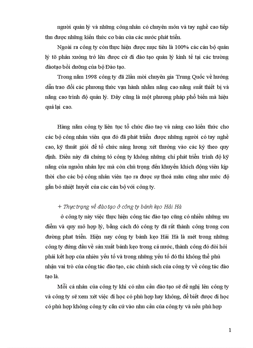 image for page Thực trạng và các giải pháp cho công tác đào tạo và phát triển nguồn nhân lực trong doanh nghiệp 1