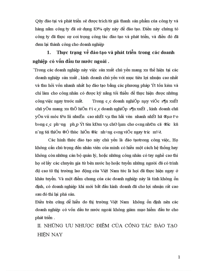 image for page Thực trạng và các giải pháp cho công tác đào tạo và phát triển nguồn nhân lực trong doanh nghiệp 1