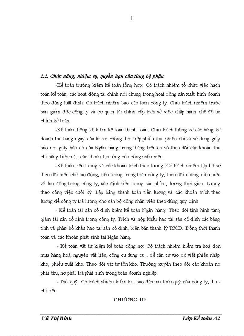 image for page Tổ chức công tác kế toán tại công ty cổ phần đầu tư và thương mại V I S T A R 1