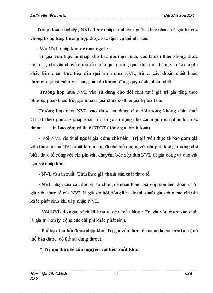 image for page Tổ chức công tác kế toán nguyên vật liệu ở Công ty TNHH Khánh vân 1