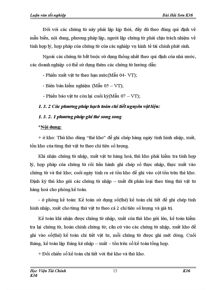 image for page Tổ chức công tác kế toán nguyên vật liệu ở Công ty TNHH Khánh vân 1