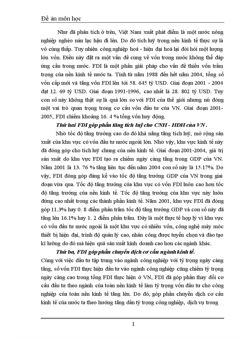 image for page Thực trạng của thu hút đầu tư trực tiếp nước ngoài đối với sự nghiệp công nghiệp hoá hiện đại hoá ở Việt Nam 1