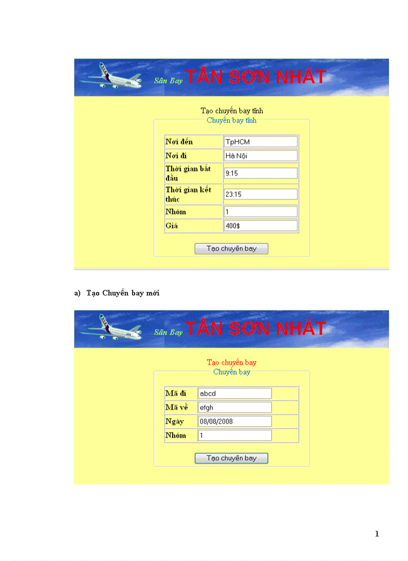 image for page Phân tích và thiết kế hệ thống quản lý chuyến bay của một sân bay 1