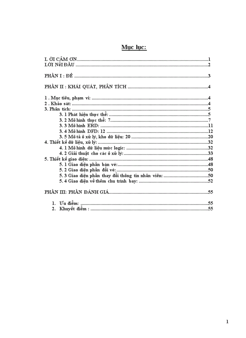 image for page Phân tích và thiết kế hệ thống quản lý chuyến bay của một sân bay 1