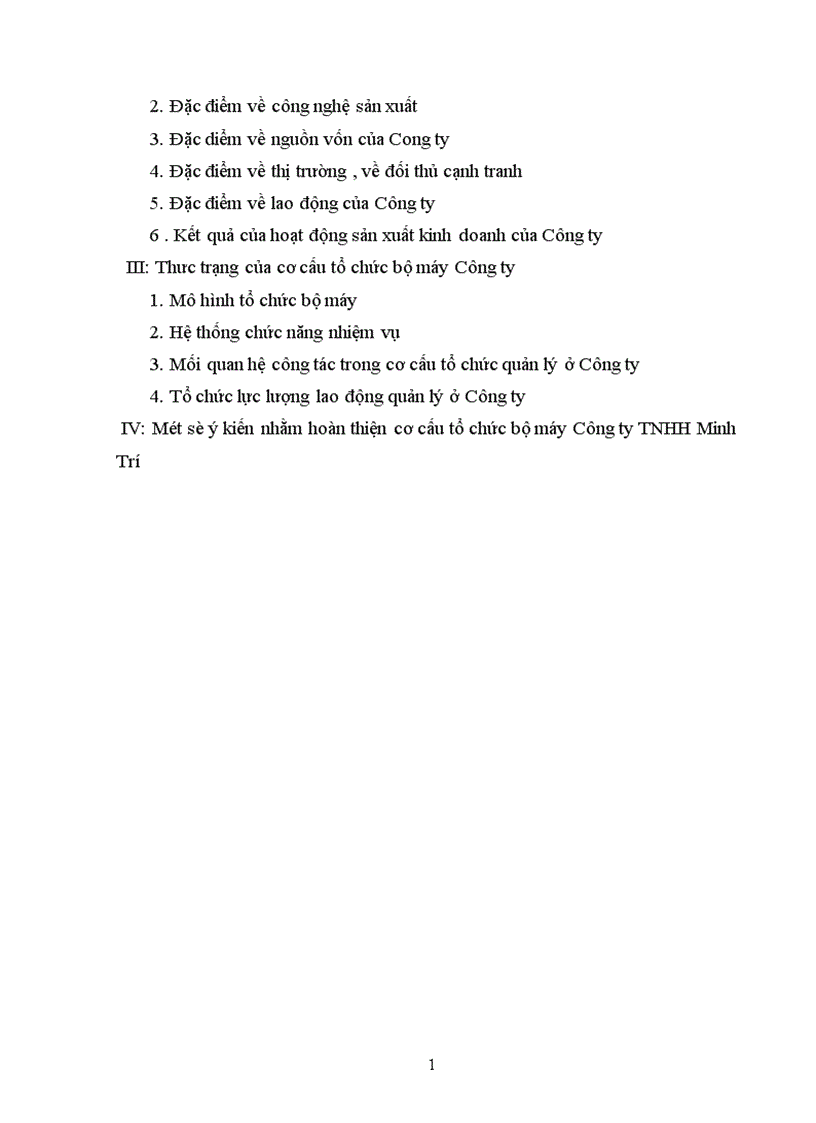 image for page Hoàn thiện cơ cấu tổ chức bộ máy quản lý ở công ty TNHH Minh Trí 1