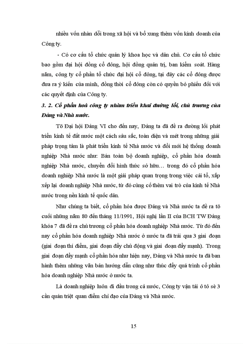 image for page Tiến trình Cổ phần hóa Công ty Vận tải ô tô số 3 Cục Đường bộ Việt Nam thuộc Bộ Giao thông Vận tải Những bài học kinh nghiệm rút ta