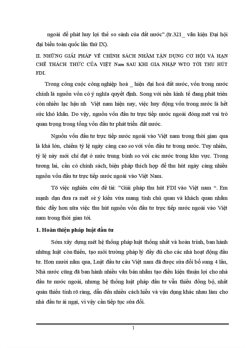 image for page Giải pháp thu hút FDI vào Việt nam
