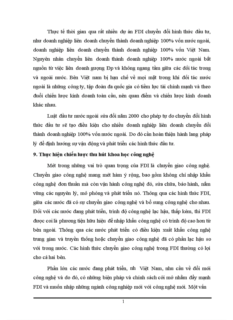 image for page Giải pháp thu hút FDI vào Việt nam