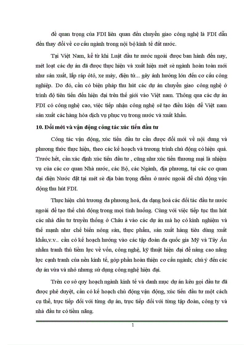 image for page Giải pháp thu hút FDI vào Việt nam