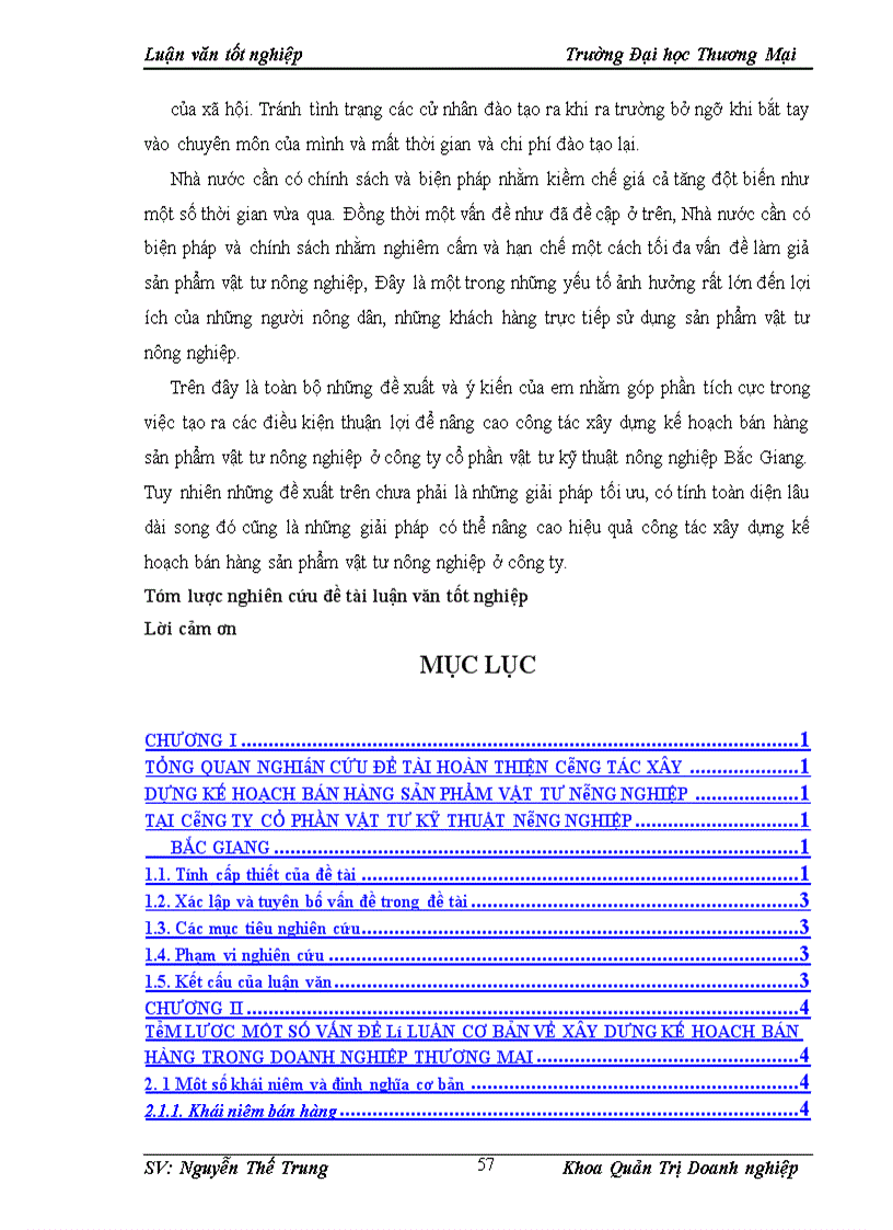 image for page Hoàn thiện công tác xây dựng kế hoạch bán hàng sản phẩm vật tư nông nghiệp tại công ty cổ phẩn vật tư kỹ thuật nông nghiệp Bắc Giang 1
