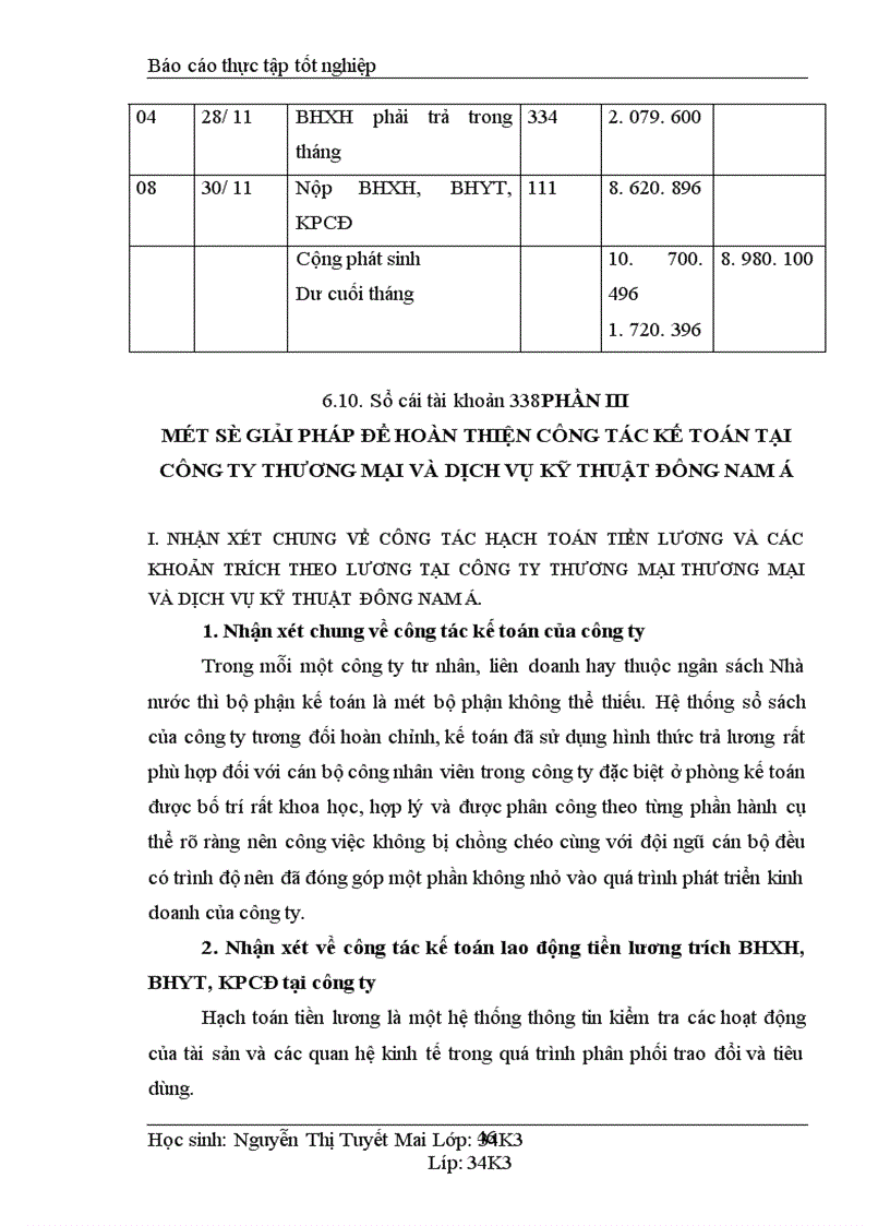 image for page Kế toán tiền lương và các khoản trích theo lương tại Công ty cổ phần Thương Mại và dịch vụ kỹ thuật Đông Nam á 1